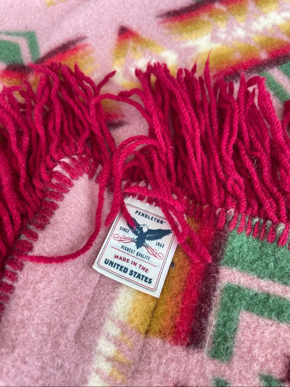 Pendleton Chief Joseph Blanket Beaver State baby blanket western wool